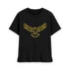 Black Printed T-shirt Front
