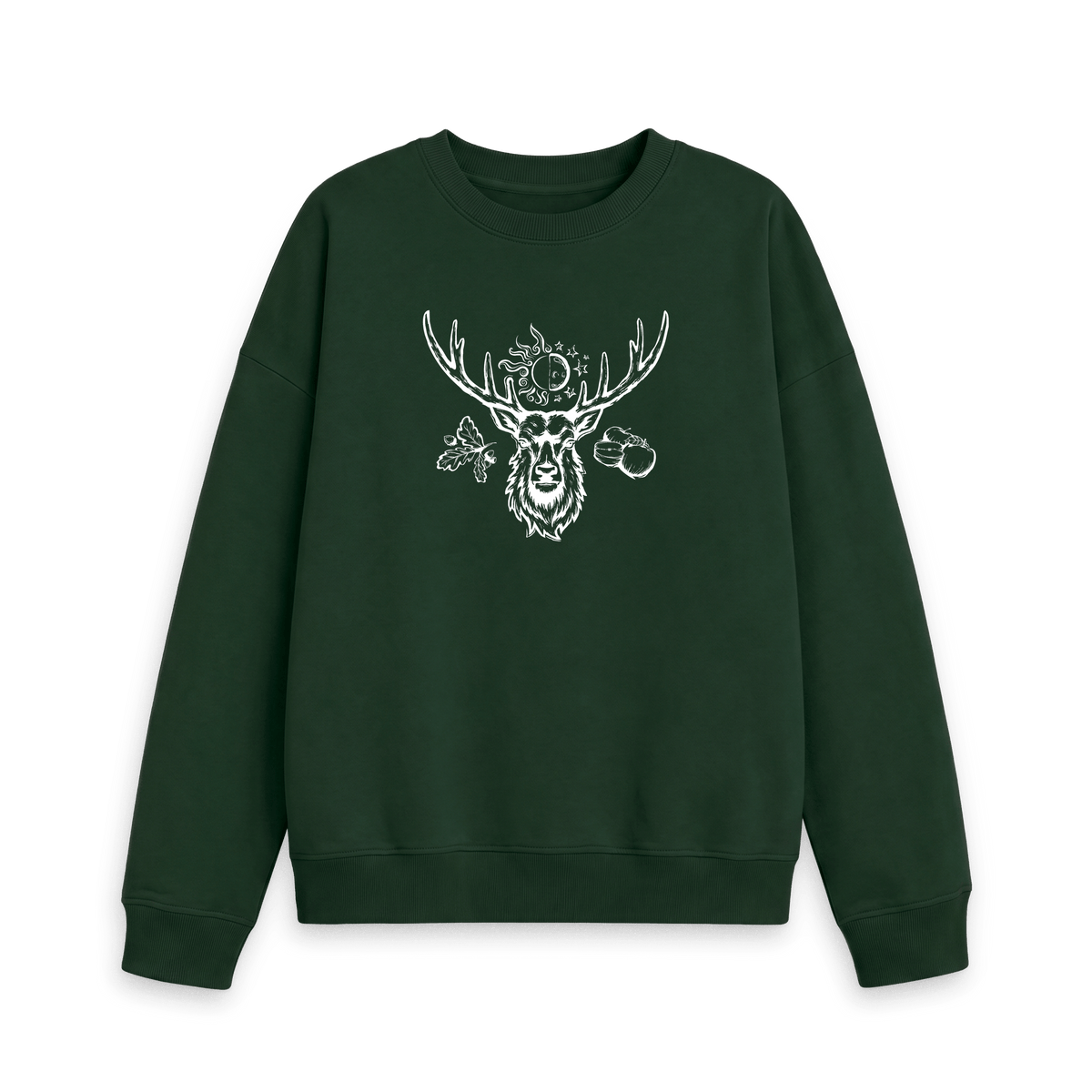 Evergreen Printed Sweater Front