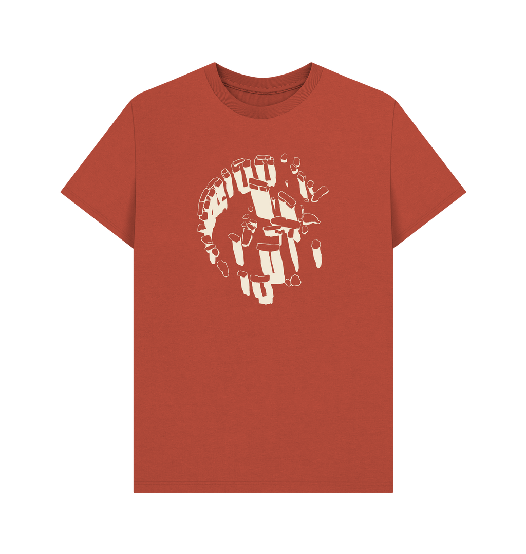 Rust Printed T-shirt Front