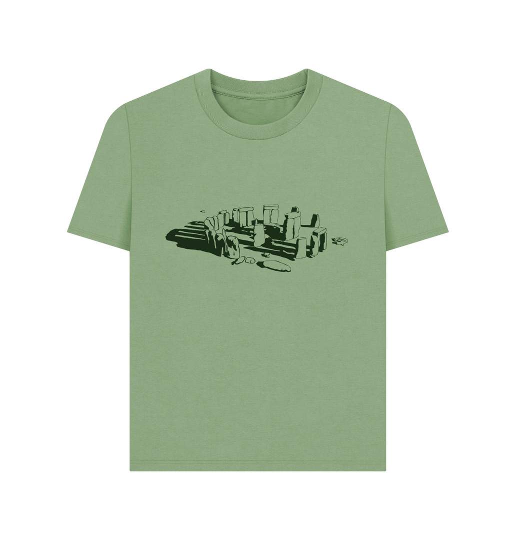 Sage Printed T-shirt Front