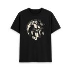 Black Printed T-shirt Front