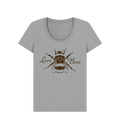 Athletic Grey Printed T-shirt Front