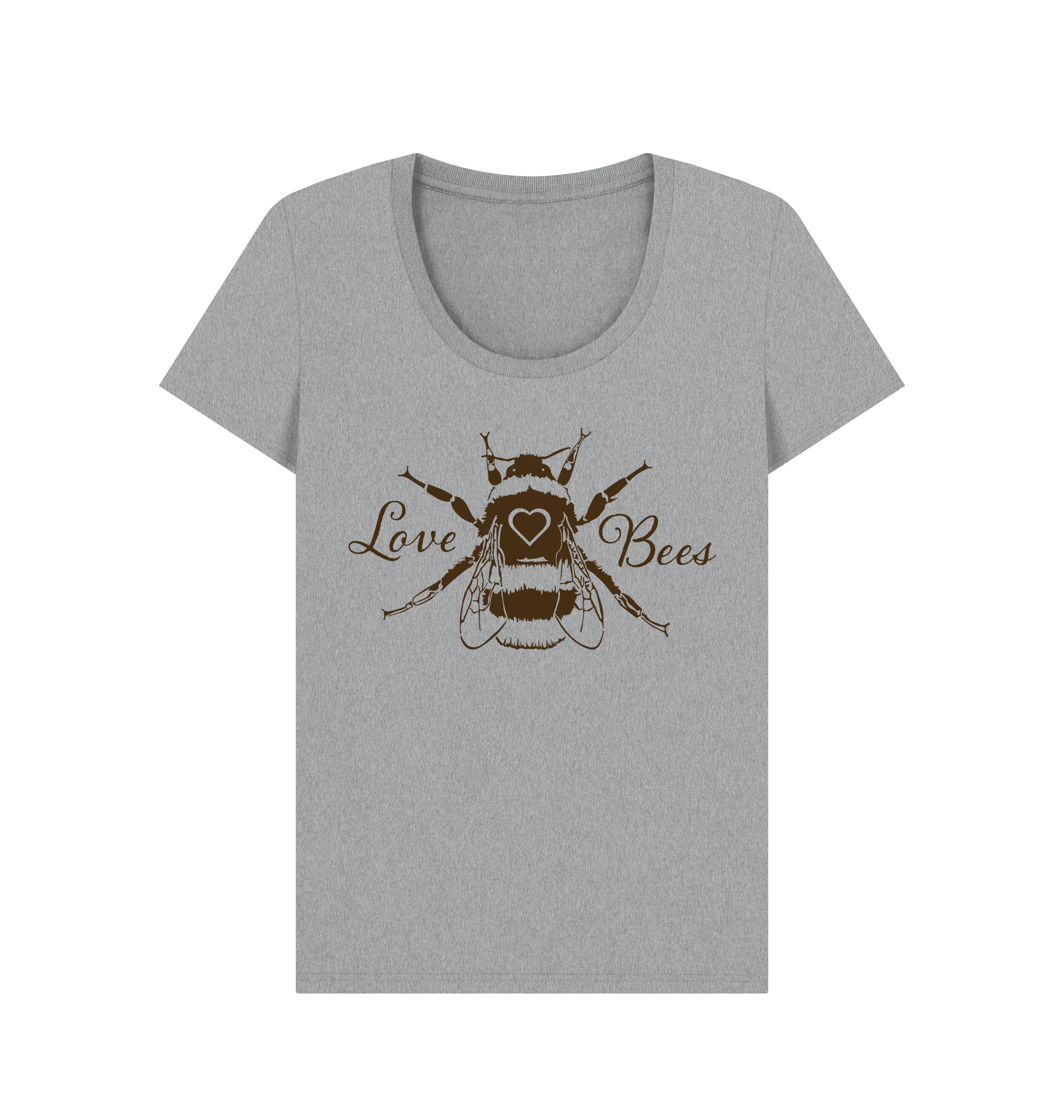 Athletic Grey Printed T-shirt Front