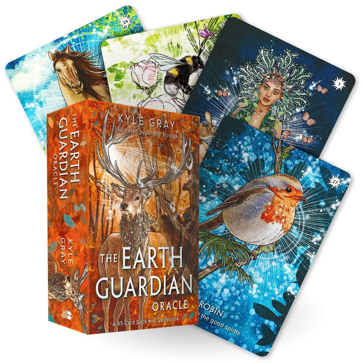 The Earth Guardian Oracle: A 45-Card Deck and Guidebook by Kyle Gray