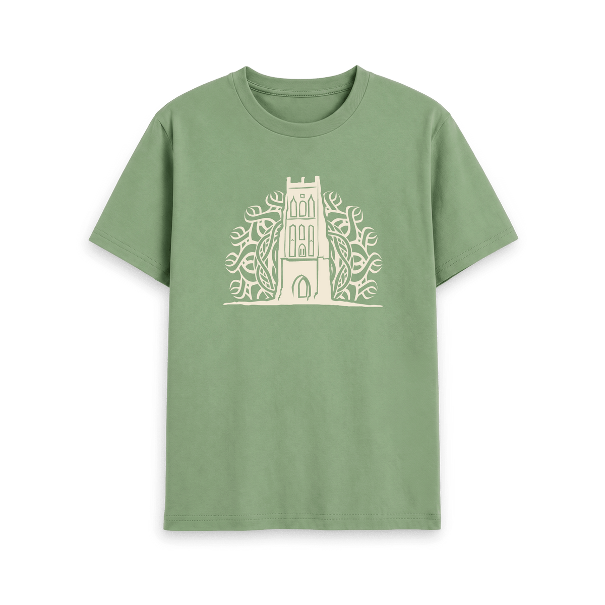 Sage Printed T-shirt Front