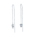 Falling Oak Leaf and Acorn Earrings