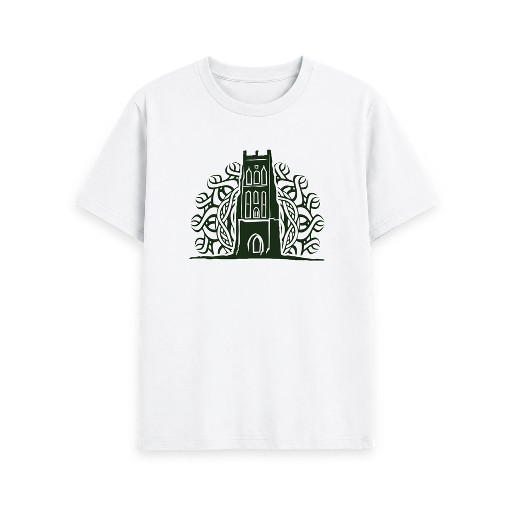 White Printed T-shirt Front