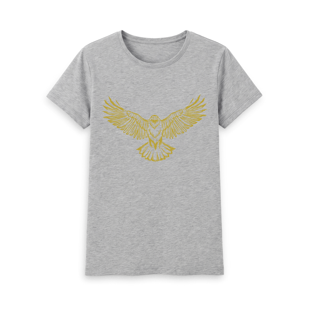 Athletic Grey Printed T-shirt Front