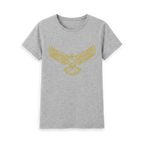 Athletic Grey Printed T-shirt Front