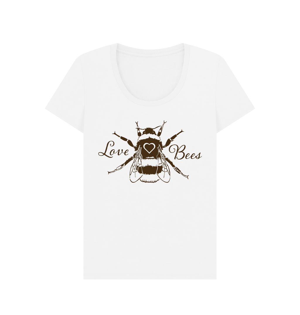 White Printed T-shirt Front