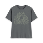 Slate Grey Printed T-shirt Front