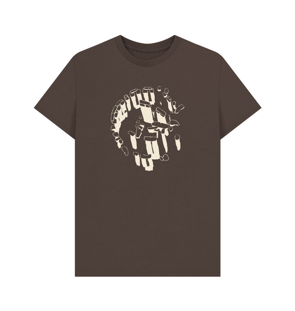 Chocolate Printed T-shirt Front