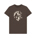 Chocolate Printed T-shirt Front