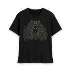 Black Printed T-shirt Front