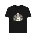 Black Printed T-shirt Front