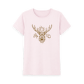 Pink Printed T-shirt Front
