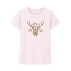 Pink Printed T-shirt Front