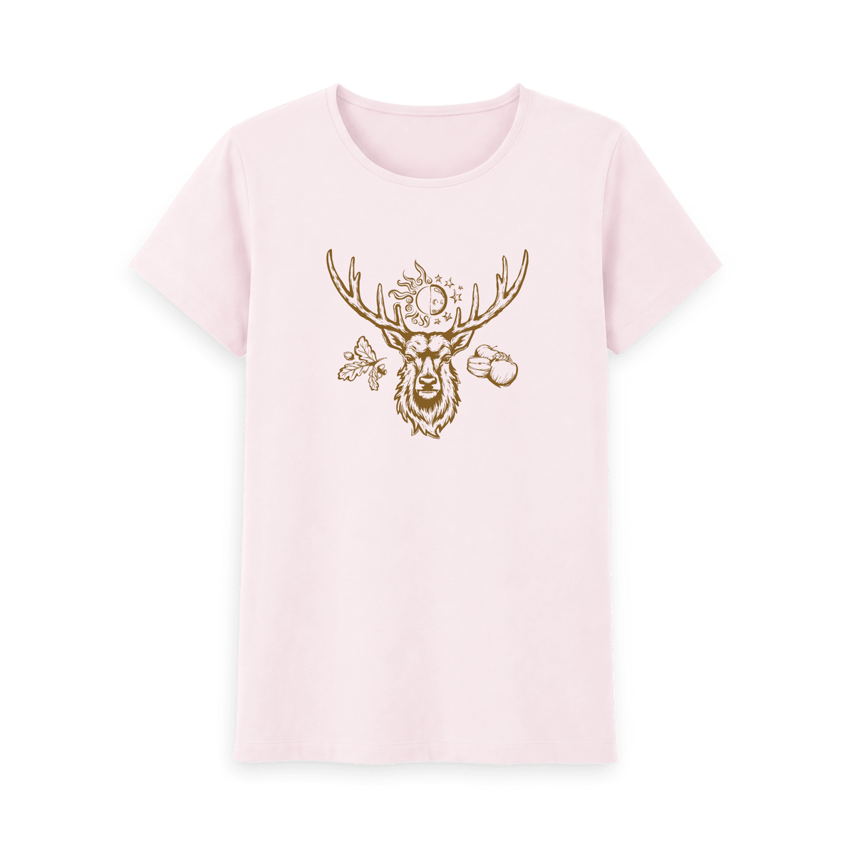 Pink Printed T-shirt Front