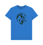 Bright Blue Printed T-shirt Front