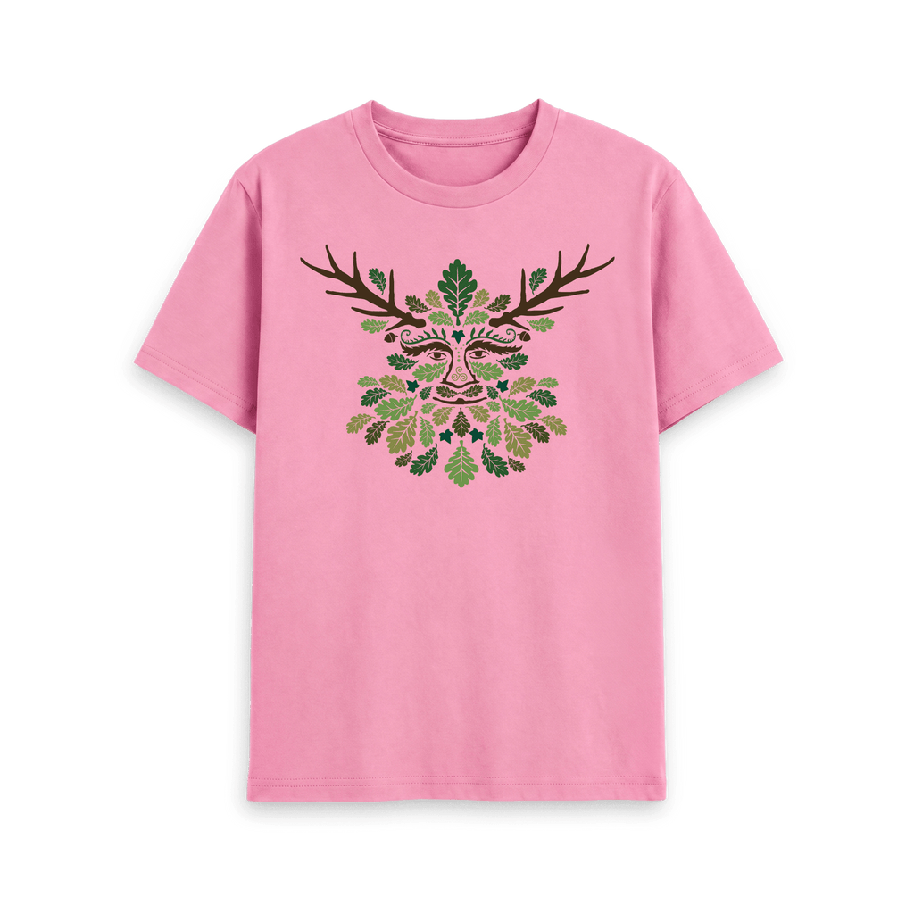 Rose Pink Printed T-shirt Front