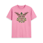 Rose Pink Printed T-shirt Front