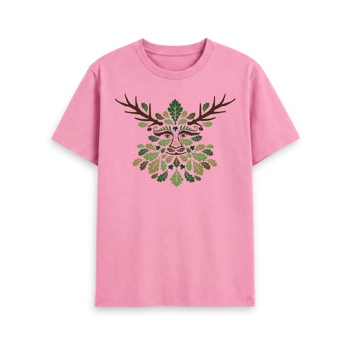 Rose Pink Printed T-shirt Front