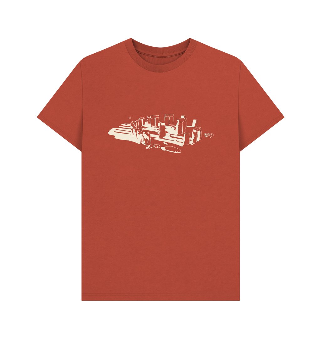 Rust Printed T-shirt Front