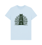 Sky Blue Printed T-shirt Front