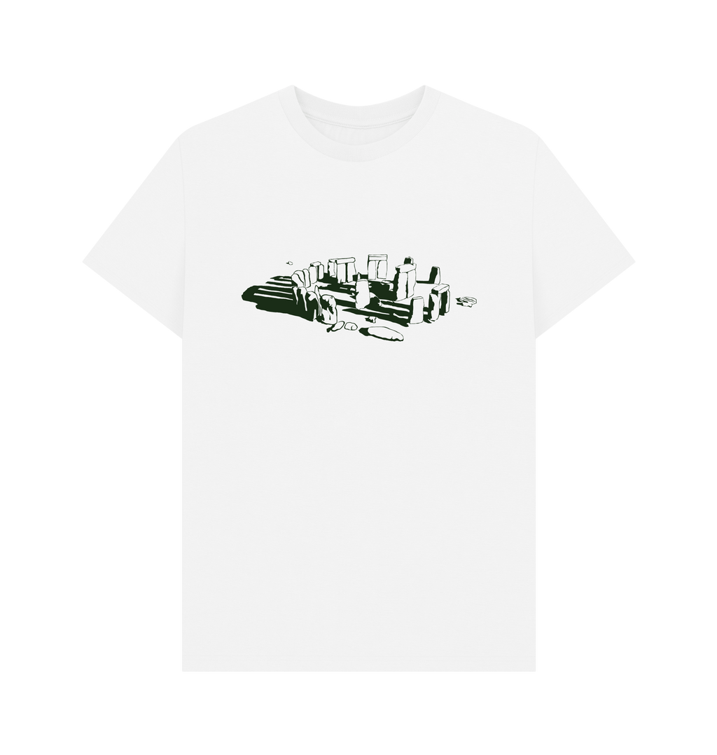White Printed T-shirt Front