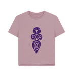 Mauve Printed T-shirt Front