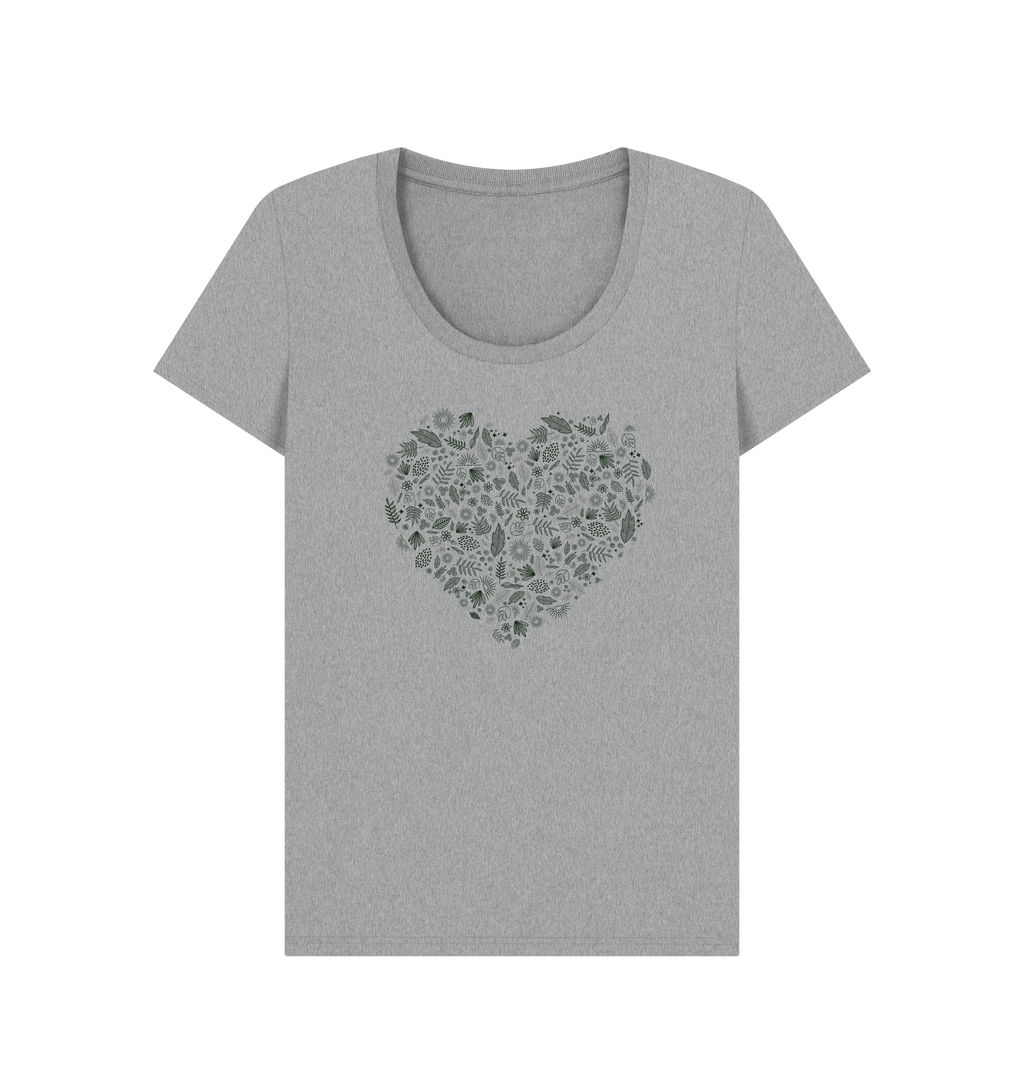 Athletic Grey Printed T-shirt Front