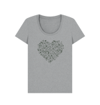 Athletic Grey Printed T-shirt Front