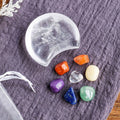 Clear Quartz Moon Plate