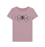 Mauve Printed T-shirt Front