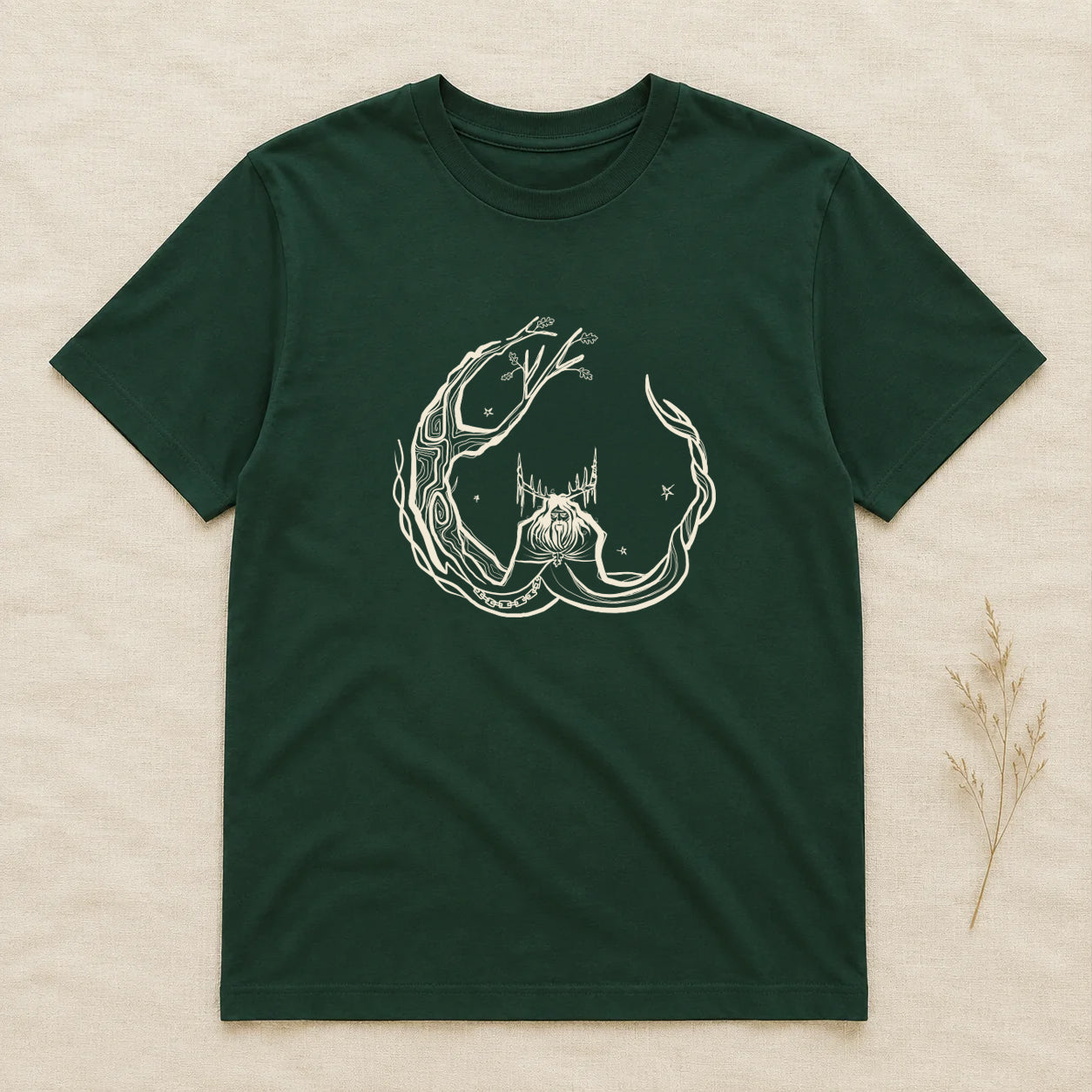 Unisex ‘Herne the Hunter’ Plain T-Shirt