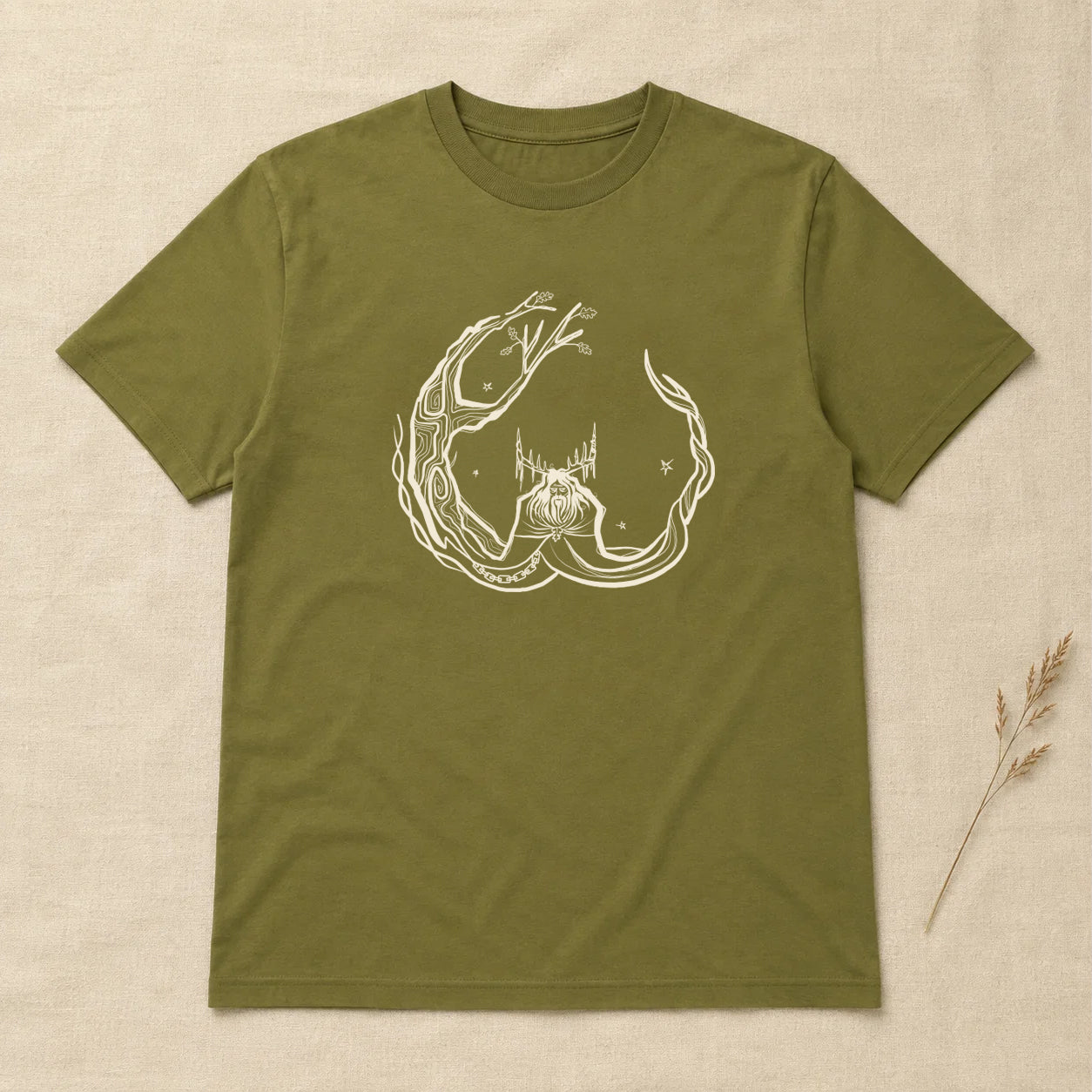 Unisex ‘Herne the Hunter’ Plain T-Shirt