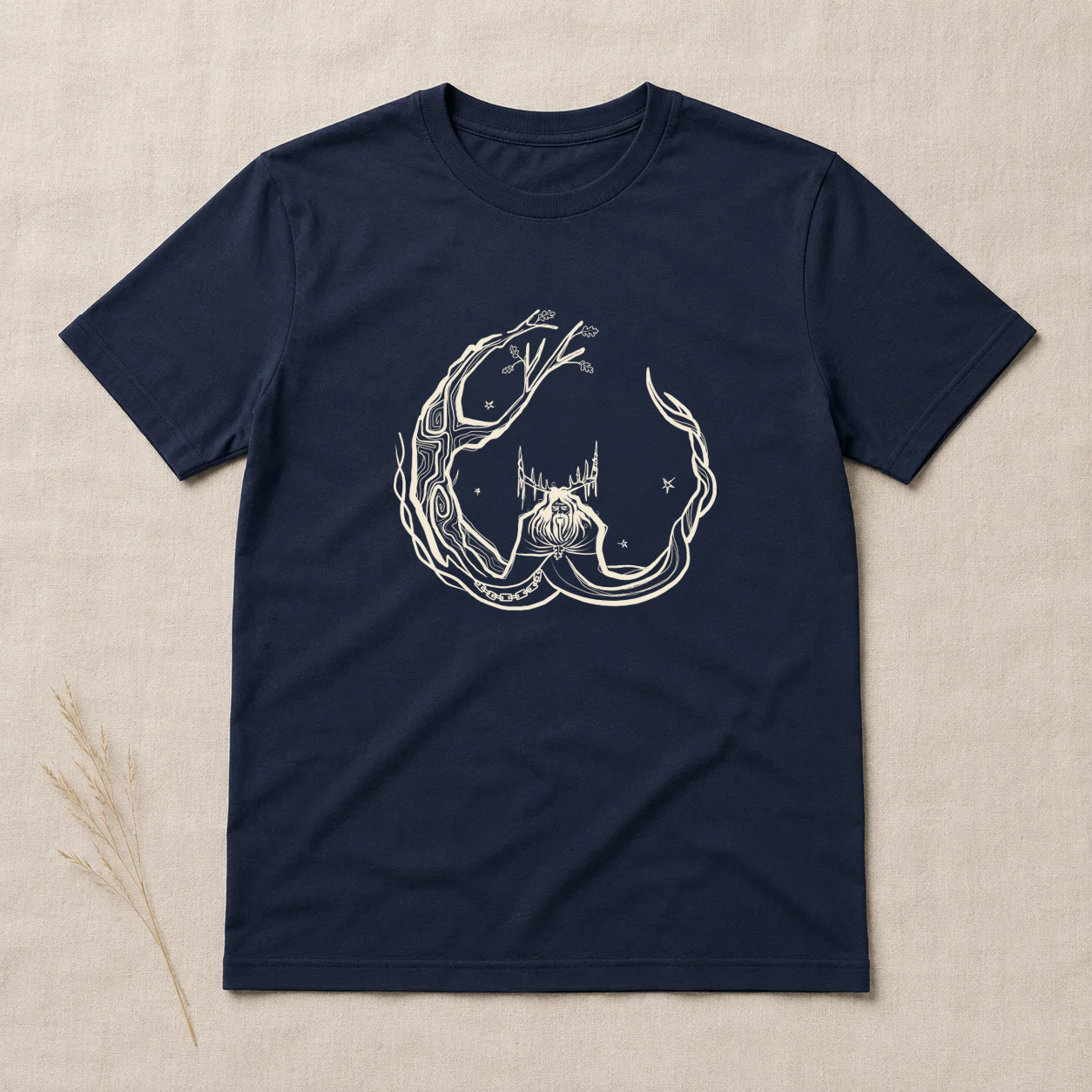 Unisex ‘Herne the Hunter’ Plain T-Shirt