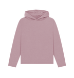 Mauve Printed Hoody Front