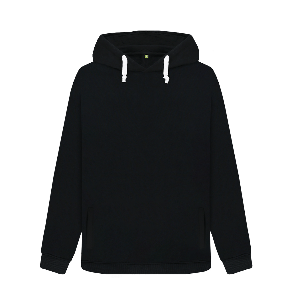 Black Printed Sweater Front