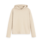 Oat Printed Hoody Front