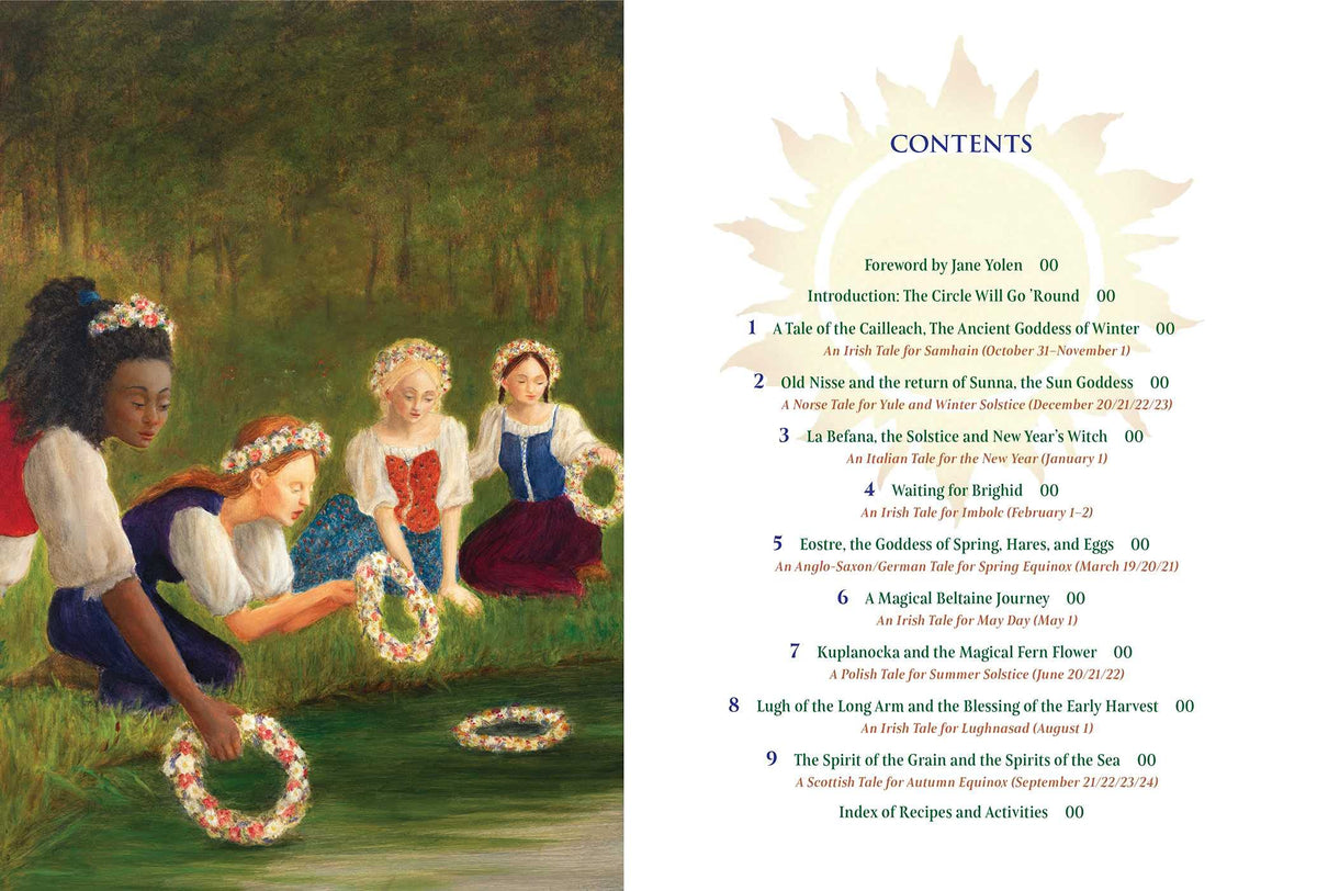 Once Around the Sun: Stories, Crafts, and Recipes to Celebrate the Sacred Earth Year by Ellen Evert Hopman