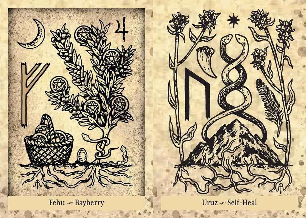 The Runes and Roots Oracle by Nicolette Miele & Adrienne Rozzi