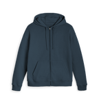 Navy Zip hoody Front