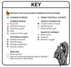 Great British Folklore & Superstition Map